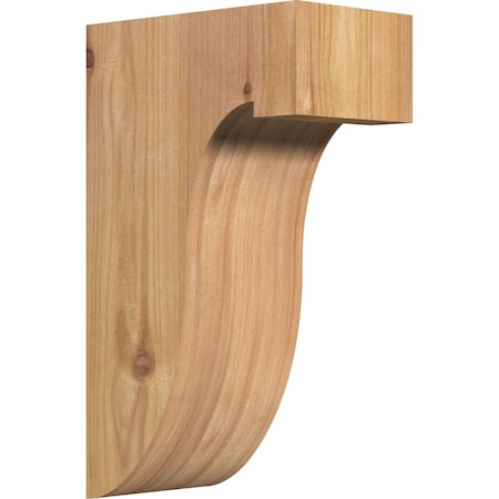 Del Monte Smooth Corbel, Western Red Cedar, 3 1/2"W x 6"D x 10"H